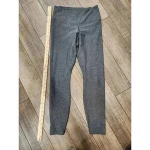 Nike Dri-fit Leggings Women's Size Medium Gray Ribbed Back